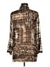 Ruby Rd. 100% Polyester Animal Print Brown Long Sleeve Blouse Size 6 (petite) - photo 2