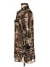 Ruby Rd. 100% Polyester Animal Print Brown Long Sleeve Blouse Size 6 (petite) - photo 5