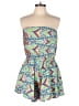 Addison 100% Polyester Paisley Blue Romper Size L - photo 1