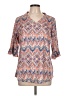 Lemon Orange 3/4 Sleeve Blouse Size L - photo 1