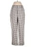 Express x Negin Mersalehi 100% Polyester Houndstooth Ivory Casual Pants Size 4 - photo 1