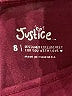 Justice Burgundy 3/4 Sleeve T-Shirt Size 8 - photo 3