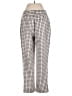 Express x Negin Mersalehi 100% Polyester Houndstooth Ivory Casual Pants Size 4 - photo 2