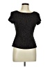 John Roberts Black Short Sleeve Top Size 10 - photo 1