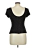 John Roberts Black Short Sleeve Top Size 10 - photo 2