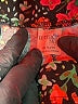 Terra & Sky Floral Black Active Pants Size 0X - photo 7