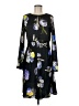 Acne Studios 100% Polyester Print Black Casual Dress Size EU 38 / US 8 - photo 1