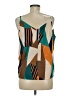 Shein 100% Polyester Brown Sleeveless Blouse Size 8 - 10 - photo 2