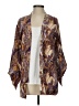 Winter Kate 100% Silk Paisley Gold Tan Kimono Size XS - photo 1