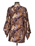 Winter Kate 100% Silk Paisley Gold Tan Kimono Size XS - photo 2