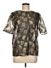 Cami Metallic Gold Short Sleeve Blouse Size M (estimated) - photo 1