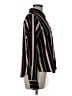 Evereve 100% Polyester Stripes Black Long Sleeve Blouse Size M - photo 4