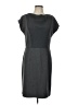 Spense Solid Gray Casual Dress Size 12 - photo 1