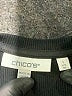 Chico's Black 3/4 Sleeve Blouse Size Med (1) - photo 7