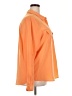 Old Navy 100% Polyester Color Block Orange Long Sleeve Blouse Size XXL - photo 4