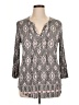 Unbranded Gray 3/4 Sleeve Blouse Size 0X - photo 1