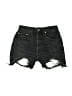 RE/DONE 100% Cotton Black Denim Shorts Size 25 waist - photo 1