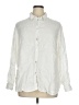 H&M Solid White Long Sleeve Button-Down Shirt Size XL - photo 1