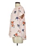 41Hawthorn 100% Polyester Floral Multi Color Pink Short Sleeve Blouse Size L - photo 5
