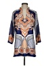 Assorted Brands 100% Polyester Blue 3/4 Sleeve Blouse Size S - photo 1
