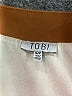 TOBI Solid Brown Casual Skirt Size S - photo 3