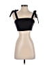 showpo Black Sleeveless Top Size 4 - photo 1