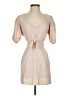 Unbranded Checkered-gingham Tan Casual Dress Size S - photo 1