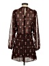 Zara 100% Polyester Print Brown Casual Dress Size S - photo 2