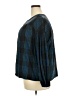 Assorted Brands Plaid Blue Long Sleeve Blouse Size XXL - photo 5