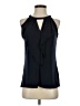 Ava James Blue Sleeveless Blouse Size S - photo 1