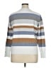 Evolution by Cyrus Stripes Silver Pullover Sweater Size XL - photo 2