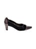 Prevata Color Block Burgundy Brown Heels Size 6 1/2 - photo 1