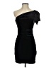 Emerald Sundae Solid Black Cocktail Dress Size S - photo 1