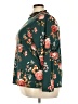 Eye Candy Floral Green Long Sleeve Blouse Size 3X - photo 5