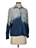 Fate 100% Polyester Color Block Blue Long Sleeve Blouse Size S - photo 1