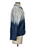 Fate 100% Polyester Color Block Blue Long Sleeve Blouse Size S - photo 4