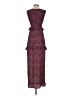 Nightwalker 100% Polyester Paisley Red Casual Dress Size 0 (estimated) - photo 2