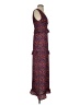 Nightwalker 100% Polyester Paisley Red Casual Dress Size 0 (estimated) - photo 4