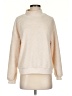 Porridge 100% Polyester Solid Ivory Turtleneck Sweater Size Sm (1) - photo 1