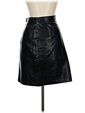 Hemisphere Faux Leather Skirt (view 2)
