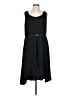 Dana Kay 100% Polyester Solid Black Casual Dress Size 12 - photo 1