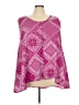 Woman Within 100% Polyester Pink Sleeveless Blouse Size 22 (1X) - photo 1