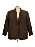 Prophecy Plaid Brown Blazer Size 24W - photo 1