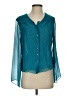 Assorted Brands Teal Blue 3/4 Sleeve Blouse Size S (estimated) - photo 1