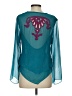 Assorted Brands Teal Blue 3/4 Sleeve Blouse Size S (estimated) - photo 2