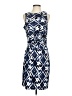MICHAEL Michael Kors Print Blue Casual Dress Size S - photo 1