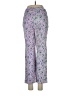 New Frontier Floral Purple Casual Pants Size 6 - photo 2