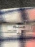 Madewell Checkered-gingham Blue Long Sleeve Button-Down Shirt Size S - photo 7