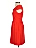 J.Crew 100% Polyester Solid Red Casual Dress Size 00 - photo 5
