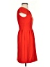 J.Crew 100% Polyester Solid Red Casual Dress Size 00 - photo 4